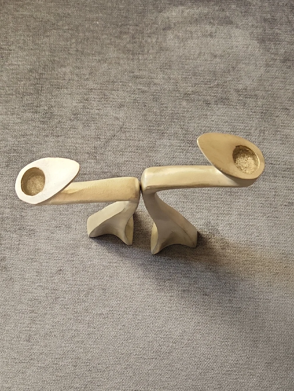 Mattew Hilton Arclumis Swan Silver Color Metal  Candleholder  Vintage Set of 2